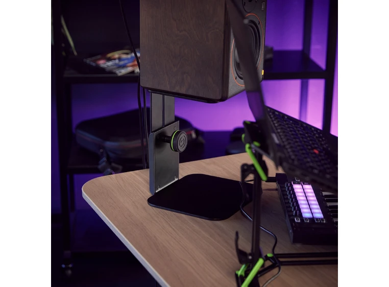 Gravity SP 3102 C B Compact Studio Monitor Table Stand 