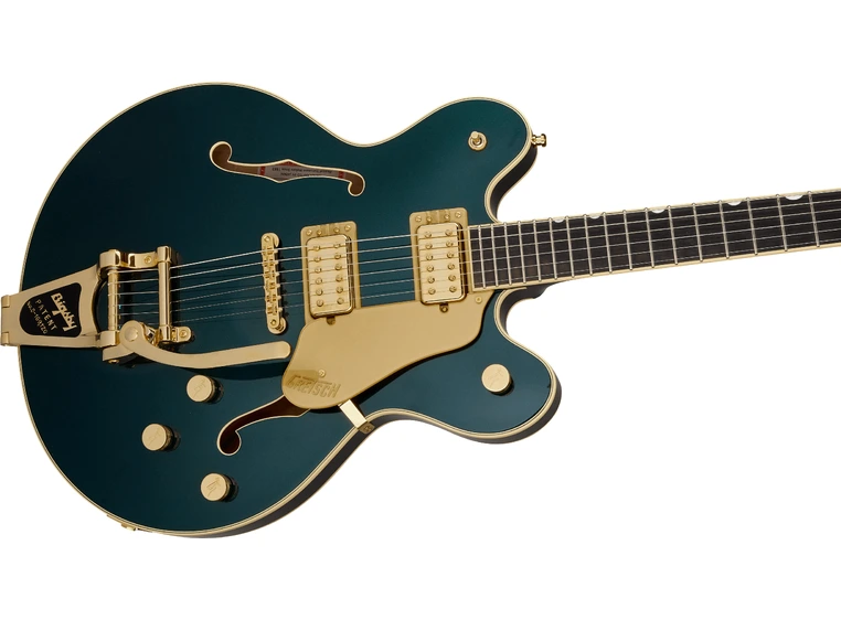 Gretsch Broadkaster LX Center Block String-Thru Bigsby, EB, Cadillac Green 