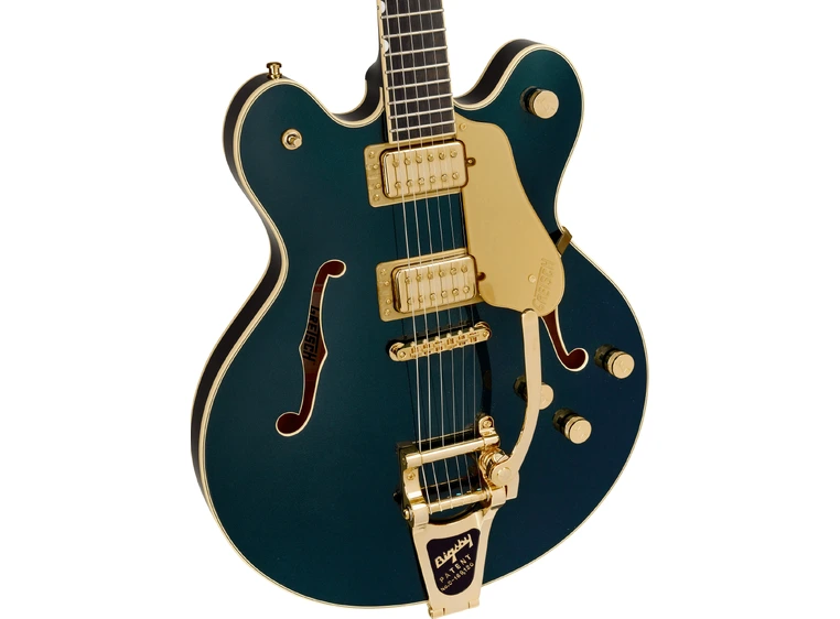 Gretsch Broadkaster LX Center Block String-Thru Bigsby, EB, Cadillac Green 