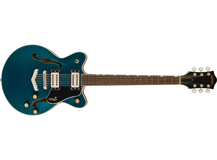 Gretsch G2655 Streamliner CB Jr. DC V-Stoptail, Midnight Sapphire, Laurel FB 