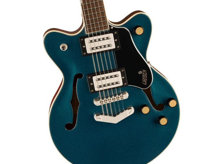 Gretsch G2655 Streamliner CB Jr. DC V-Stoptail, Midnight Sapphire, Laurel FB 