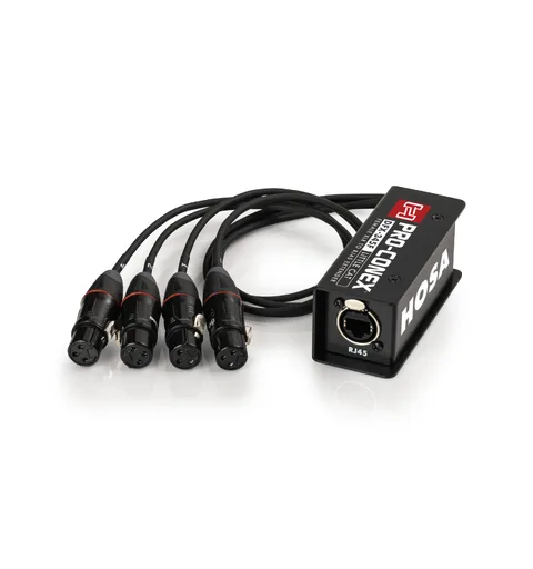 Hosa Pro-Conex Little Cat Breakout Snake DFX345F Female XLR til RJ45