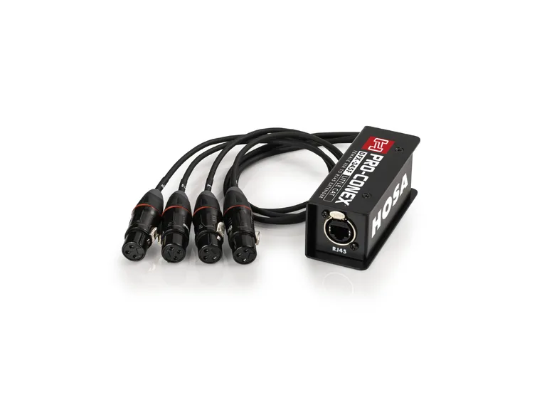 Hosa Pro-Conex Little Cat Breakout Snake DFX345F Female XLR til RJ45 