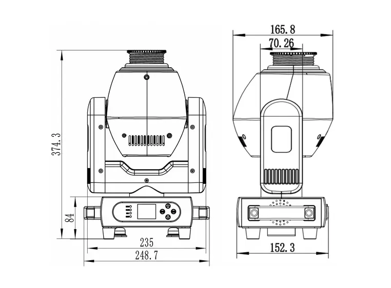 JB SYSTEMS Explorer Spot Moving head 