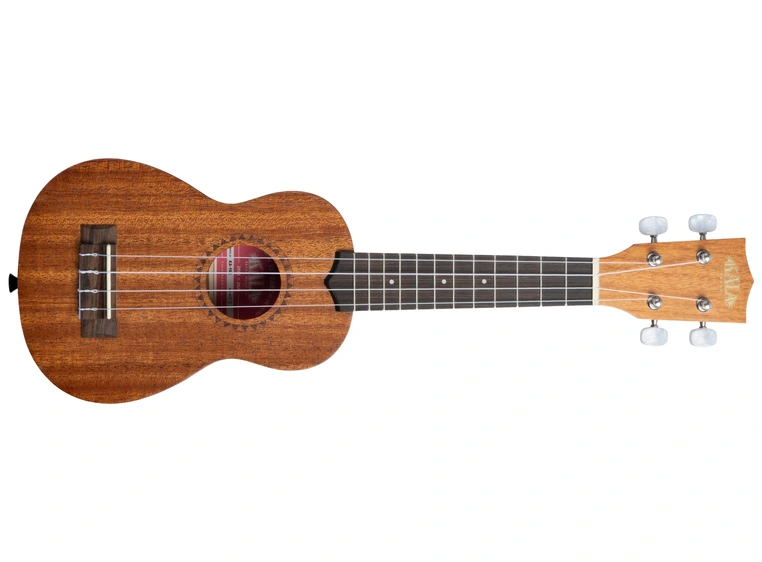 Kala KA-15S Satin Mahogany Soprano Ukulele med bag (UB-S) 