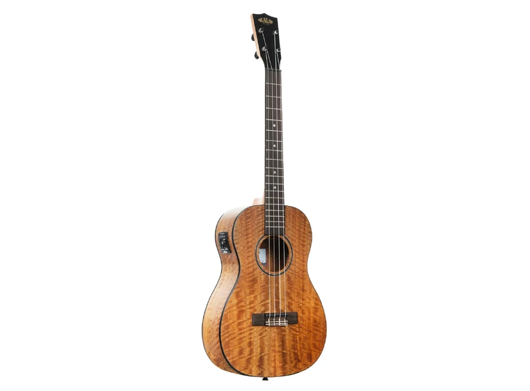 Kala KA-CM-BE Curly Mango Baritone Ukulele med EQ & Bag 