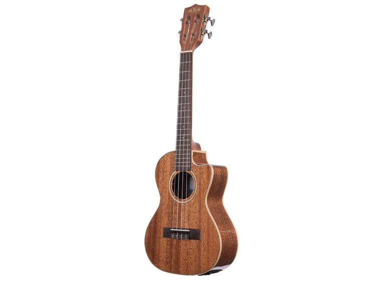 Kala KA-SMH-TG-CE Gloss Solid Mahogany Tenor Ukulele, cutaway, EQ, case (UC-T) 