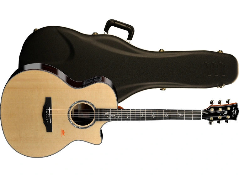 Kepma Guitars All Solid B1E Grand Aud. Natural Ak.gitar m/pickup 