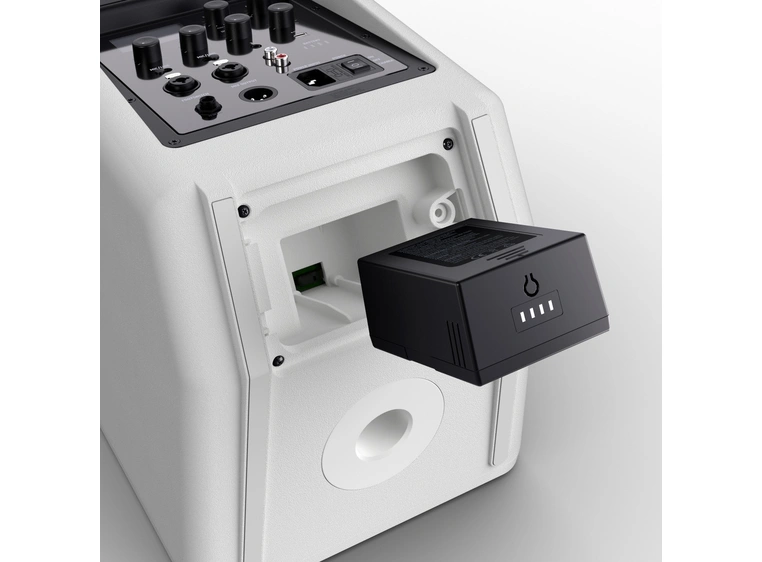 LD Systems ANNY 8 HHD B5 Kompakt-PA Pure White, med håndholdt mikrofon 