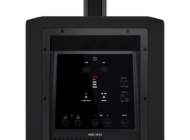 LD Systems MAUI 28 G3 Søyle-PA Sort 