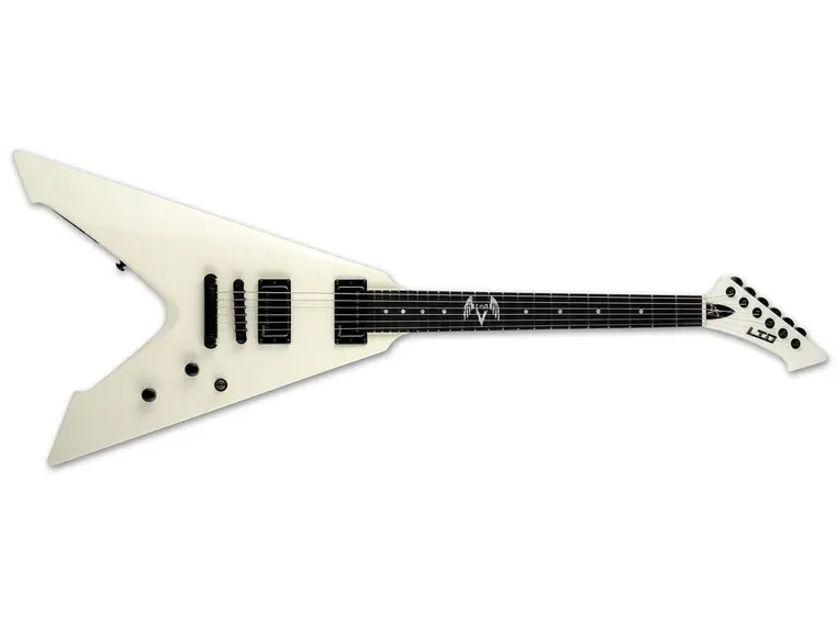 LTD Vulture Olympic White James Hetfield Signature 