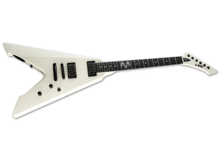 LTD Vulture Olympic White James Hetfield Signature 