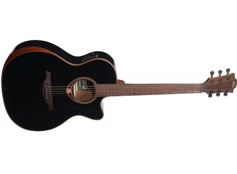 Lag Guitars T118ABCE-BLK Auditorium 