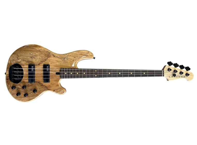 Lakland Skyline 44-01 Deluxe Bass 4-Str Spalted Maple Top, Natural Gloss 