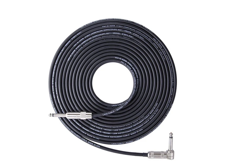 Lava Cable 10' Lava Magma Cable R/A til 1/4 G&H Nikkelplugger 