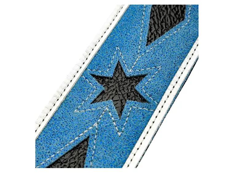 Levy's MJH317-006 Leather Guitar Strap - Adjustable from 48'' to 55'' (122-141cm) 