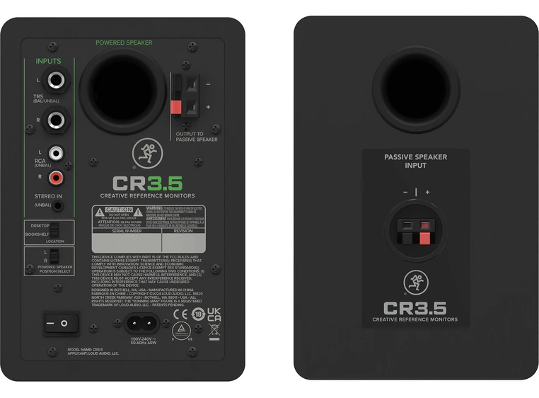 Mackie CR35 3.5" Studiomonitorer (Pris per par) 