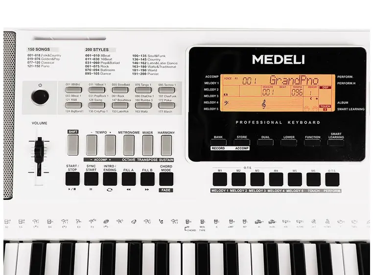 Medeli A300W Keyboard