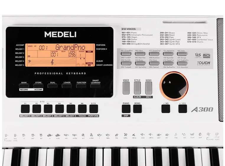 Medeli A300W Keyboard