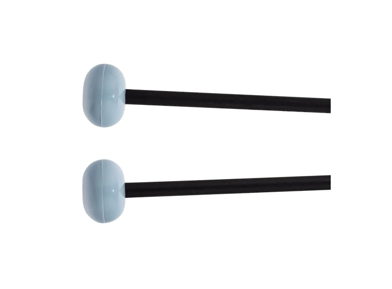 Meinl MPMM Percussion Mallet Medium Oval Rubber Head, Gray 