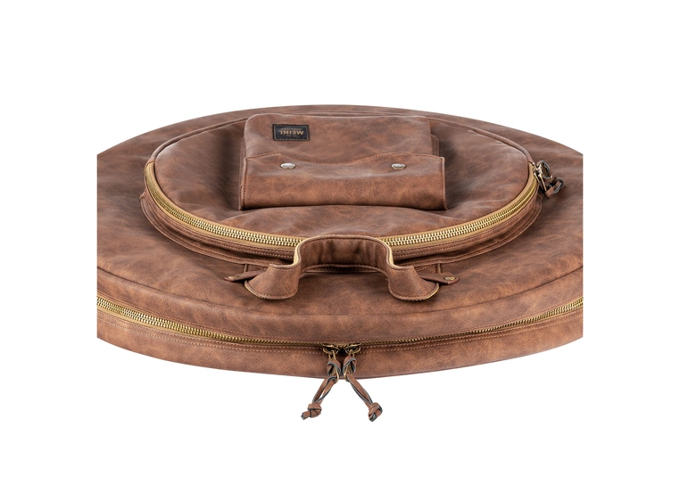 Meinl MVHC22LB Vintage Hyde Cymbal bag 22" w/BP straps, Light Brown 