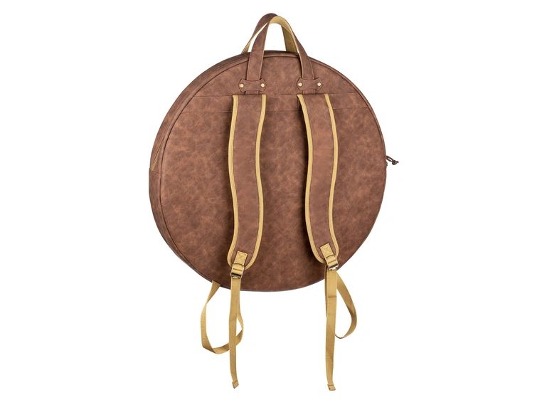 Meinl MVHC22LB Vintage Hyde Cymbal bag 22" w/BP straps, Light Brown 