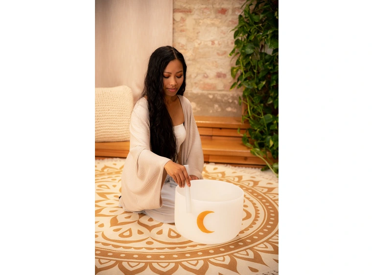 Meinl Sonic En. PCSB12MSY Plan. Tuned Crystal Singing Bowl 12, Synodic Moon 