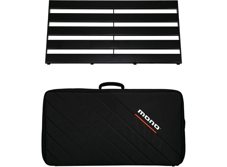 Mono PFX-PBRAIL-L-BDL Pedalboard Large Black w/Stealth Pro Accessory Case 