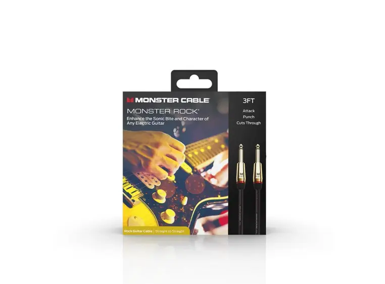 Monster Rock 3 ft. - straight 1/4" plugs (600625) 