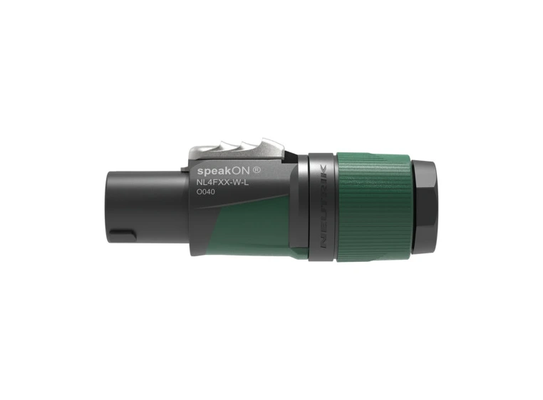 Neutrik NL4FXX-W-L Speakon plugg 4P Skru 10-16mm Hun 