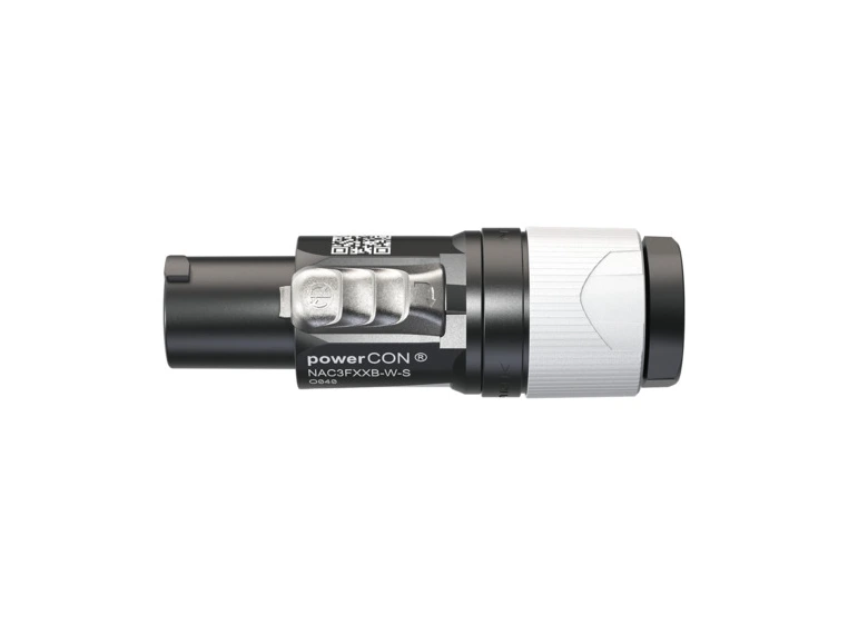 Neutrik Powercon NAC3FXXB-W-S Til kabel outlet 6-12mm grå 