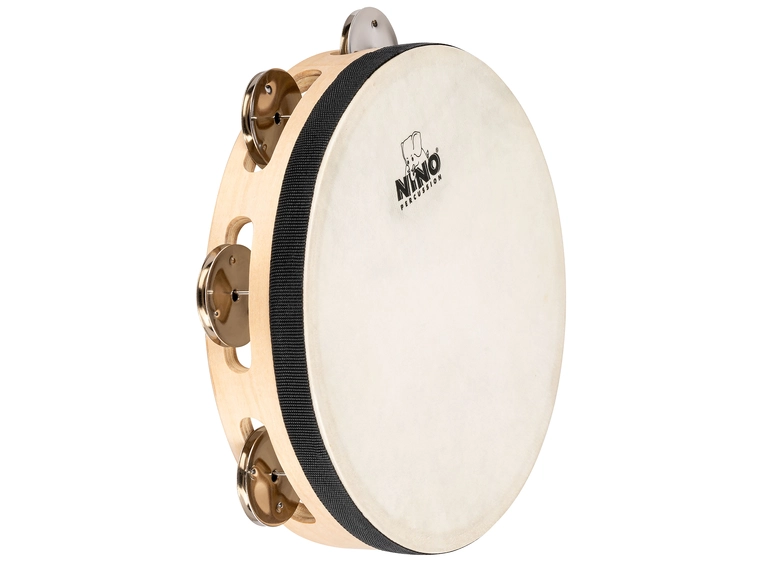 Nino Percussion NINO944 Tamburin Wood 8", 1 rad 