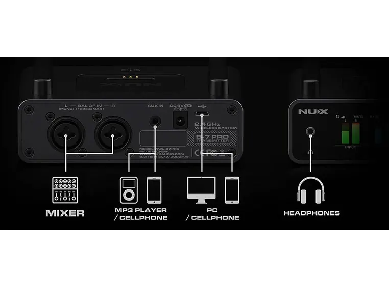 Nux  B-7 Pro In Ear Monitoring 
