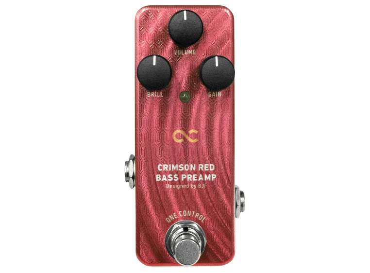 One Control Crimson Red Bass Preamp 
