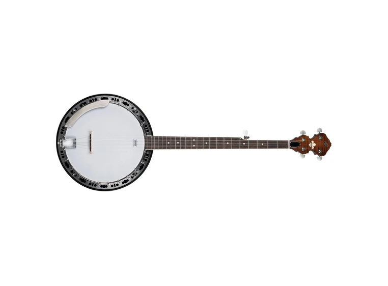 Ortega OBJ300-WB Americana Series Banjo Armrest, Whiskey burst, 24 brackets 