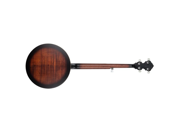Ortega OBJ300-WB Americana Series Banjo Armrest, Whiskey burst, 24 brackets 