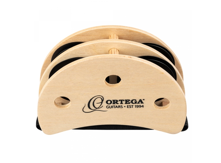 Ortega OGFT-NT Guitarist Foot Tambourine, Natural 