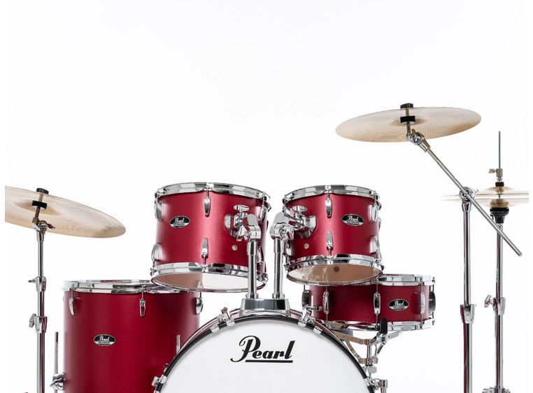 Pearl Roadshow 22" kit with HW 3 Sabian Solar cymbaler, Matte Red 