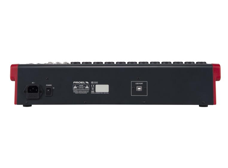 Proel MQ16USB analog mikser 16-kanaler, FX og USB