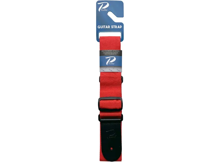 Profile SN-RD Rød justerbar gitarreim i polyester 