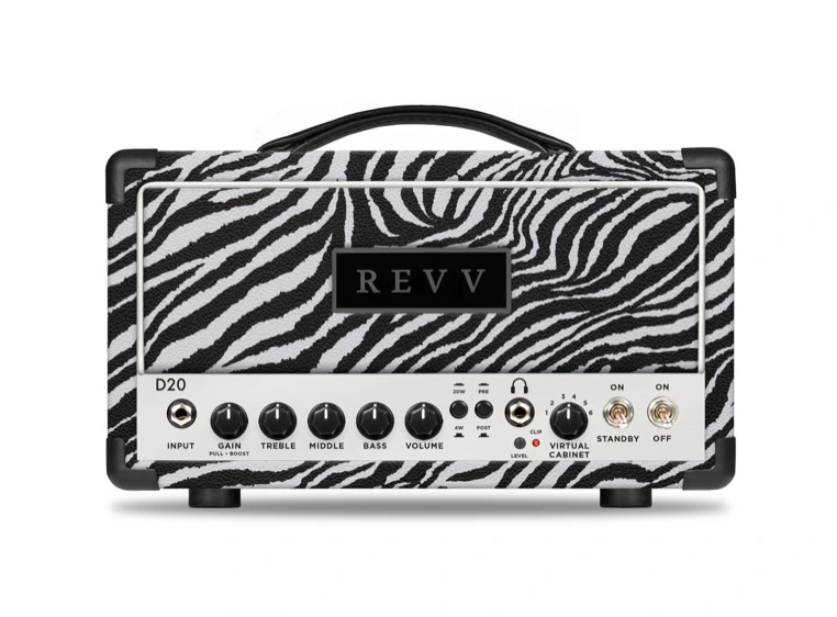 Revv D20 Rørtopp Headshell Zebra 