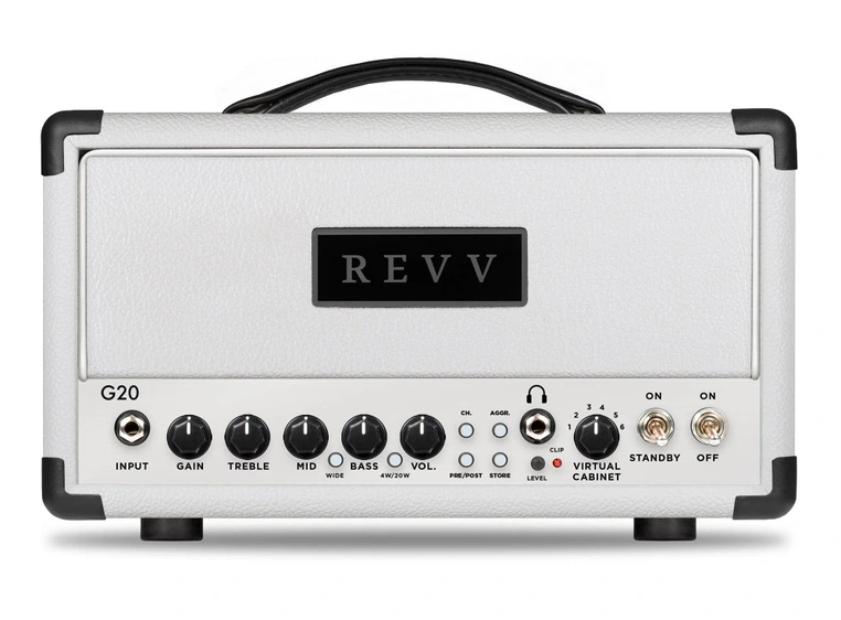 Revv G20 Rørtopp Headshell White Bronco 