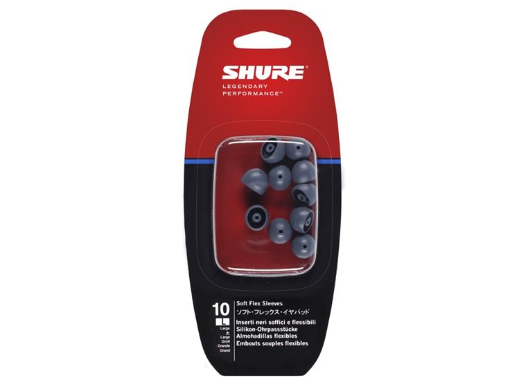 Shure EASFX1-10L Soft Flex Sleeves 5 Pairs (10 pc) LARGE