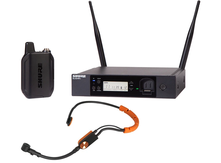 Shure GLXD14R+ Bøylesystem med SM31 2.4 / 5.8 GHz Rackmonterbar 