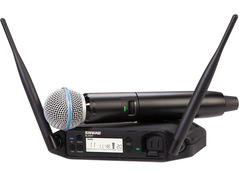 Shure GLXD24+ Vokalsystem med BETA58A 2.4 / 5.8 GHz 
