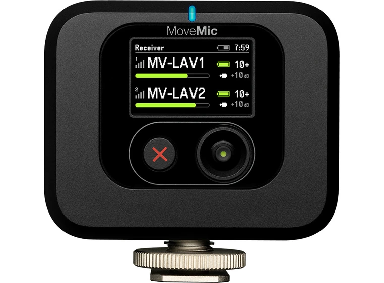 Shure Movemic Shoe Mountable Camera Plug-in Receiver 