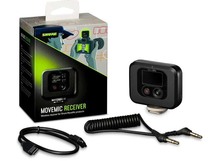 Shure Movemic Shoe Mountable Camera Plug-in Receiver 
