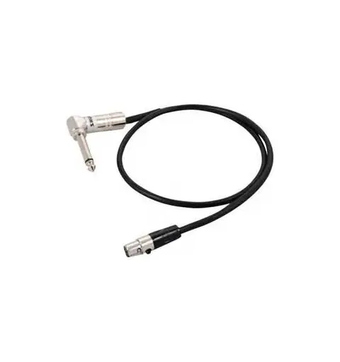 Shure instrument cable for transmitters, TA4F/angle jack