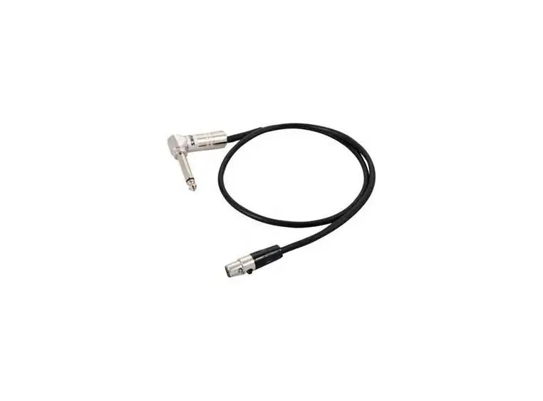 Shure instrument cable for transmitters, TA4F/angle jack 