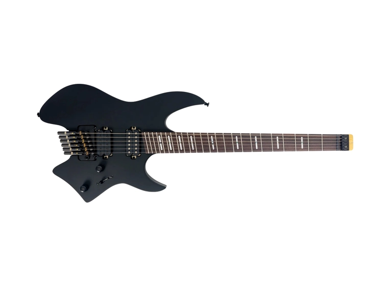 Sire Larry Carlton X6 Headless 6-string Black satin, with gigbag 